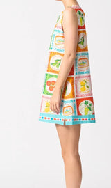Walnut Ladies Tahiti Dress in Ciao Sicily Print