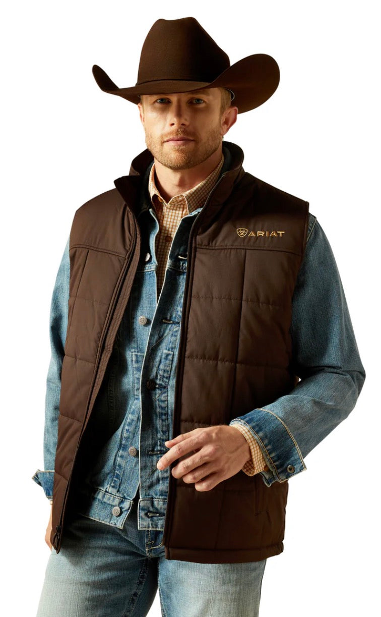 Ariat Mens Crius Ins Vest Brown 10062603