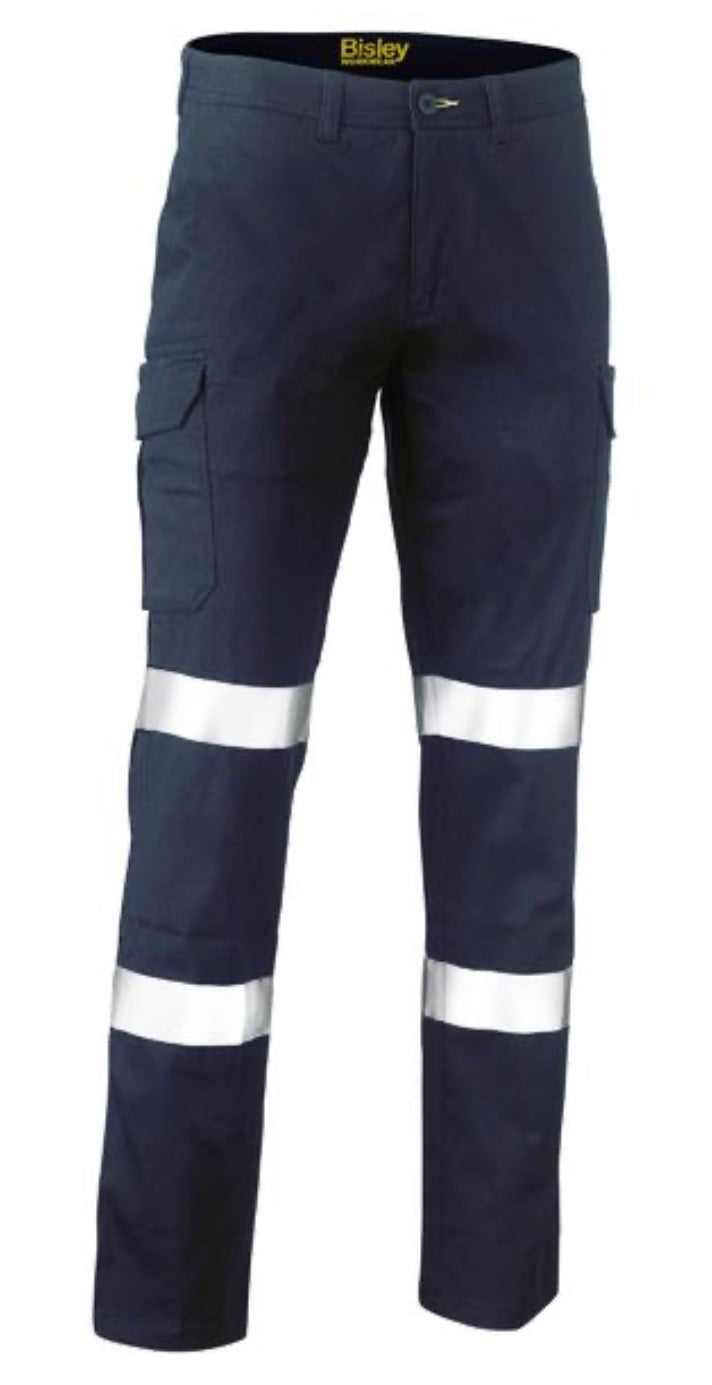 Bisley Mens Hi Vis Stretch Cargo Pants BPC6008T