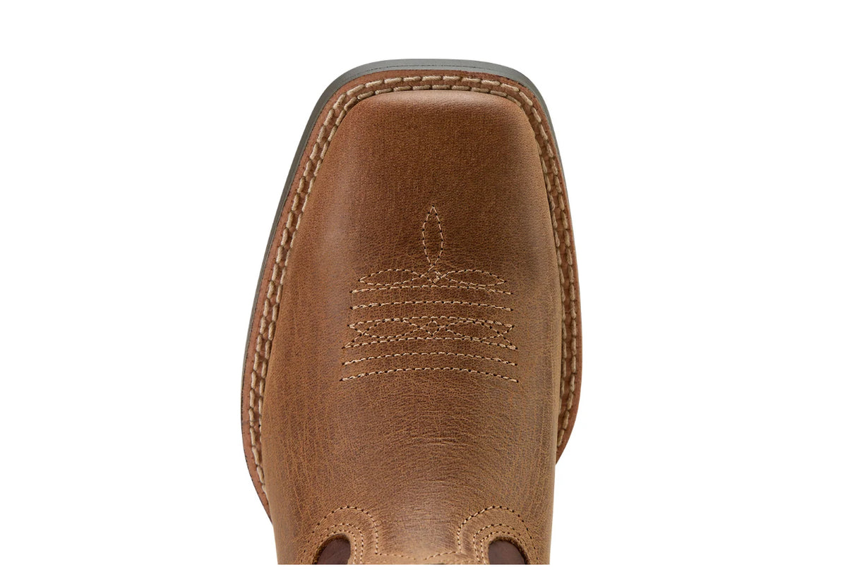 Ariat Kids Ruidoso Western Boots - Pearl/Chocolate Brown - 10061136