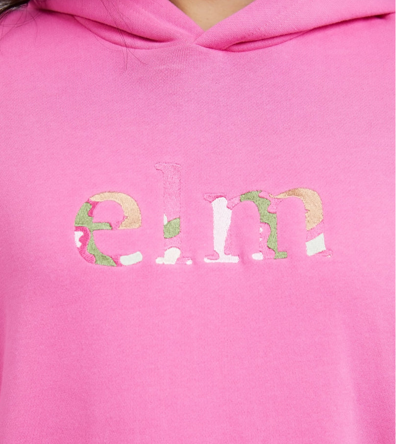 Elm Ladies Staple Hoodie in Shocking Pink
