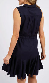 Elm Ladies Clem Flippy Dress in Navy