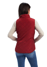 Ariat Ladies Real Reversible Dillon Insulated Vest - Rouge Red - 10041586