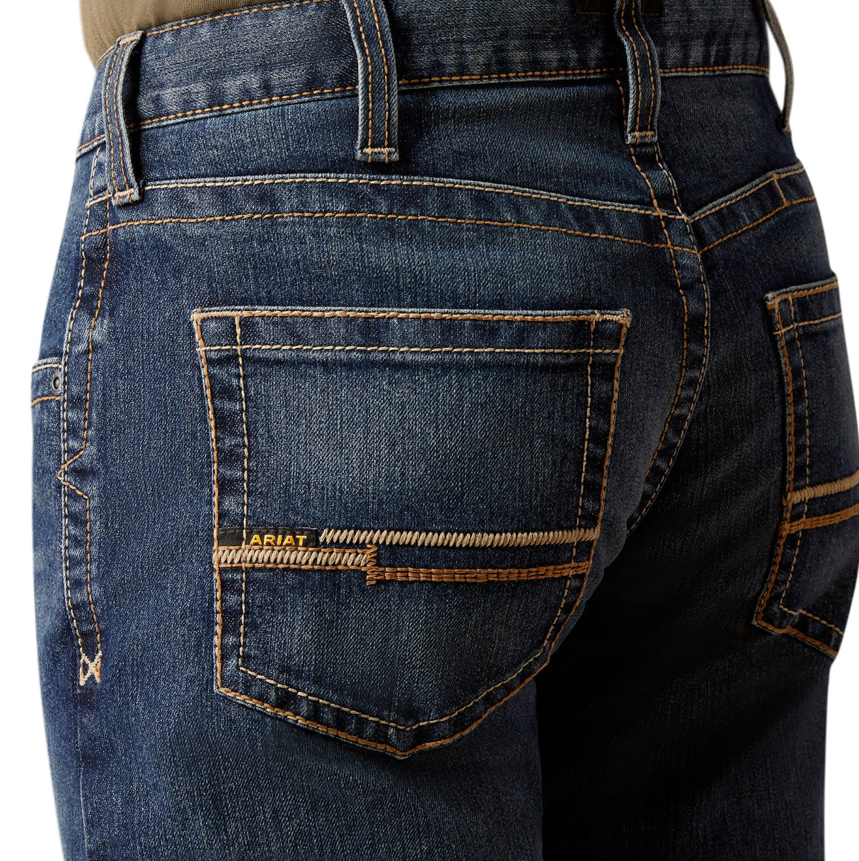 Ariat Men’s Rebar M5 Straight Rail Jeans - 10051853