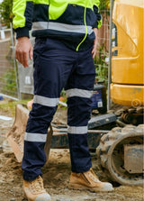 Bisley Mens Hi Vis Stretch Cargo Pants BPC6008T