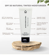 Avocado Zinc Natural Tinted Moisturiser Broad Spectrum SPF 50 (50ml)