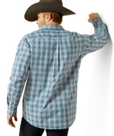 Ariat Mens Pro Series Troy L/S Shirt Blue 10062190
