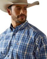 Ariat Mens Pro Series Long Sleeved Shirt Royal Blue 10062471