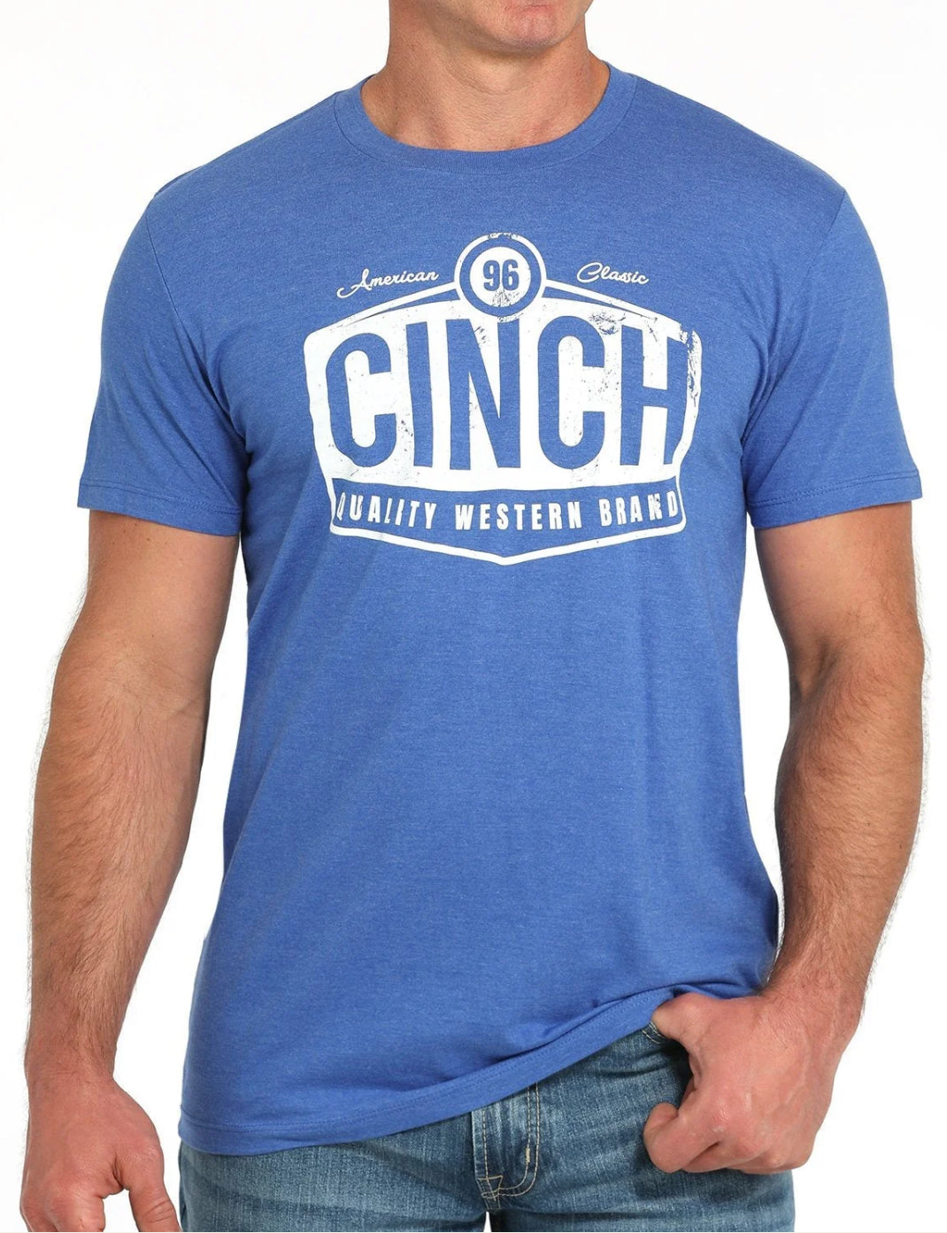Cinch Mens Graphic Tee in Royal Blue MTT1690682
