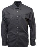 Pilbara Mens Open Front Long Sleeved Shirt RM500BT