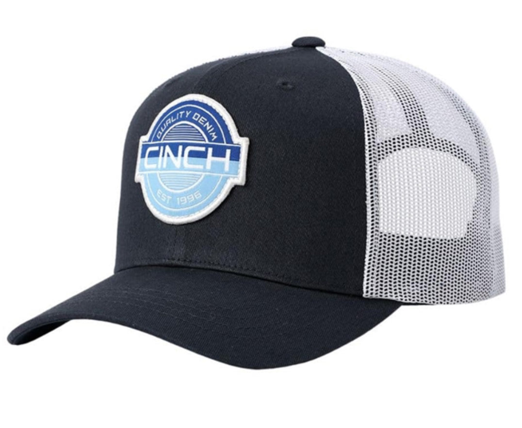 Cinch Quality Denim Patch Cap in Navy