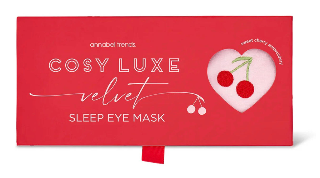 Cosy Luxe Velvet Sleep Eye Mask