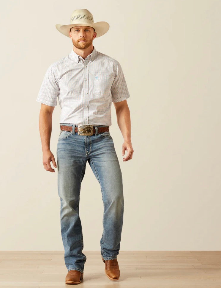 Ariat Mens Pro Series Simon Short Sleeved Shirt 1005944