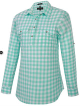 Pilbara Ladies Closed Front L/S Check Shirt RMPC155