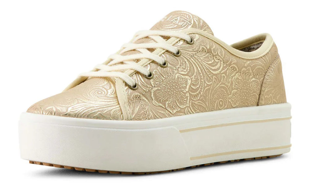 Ariat Ladies Skylar Pearl Floral Embossed Shoes