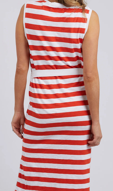 Foxwood Ladies Bondi Spicy Orange / White Stripe Dress