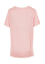 Elm Ladies Camellia Knit Shirt - Blush Pink