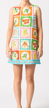 Walnut Ladies Tahiti Dress in Ciao Sicily Print