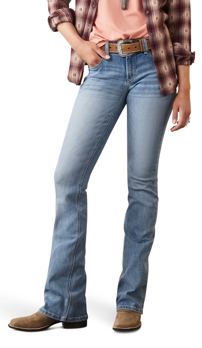 Ariat Ladies Perfect Rise Oklahoma Perfect Rise Boot Cut Jeans 10044386