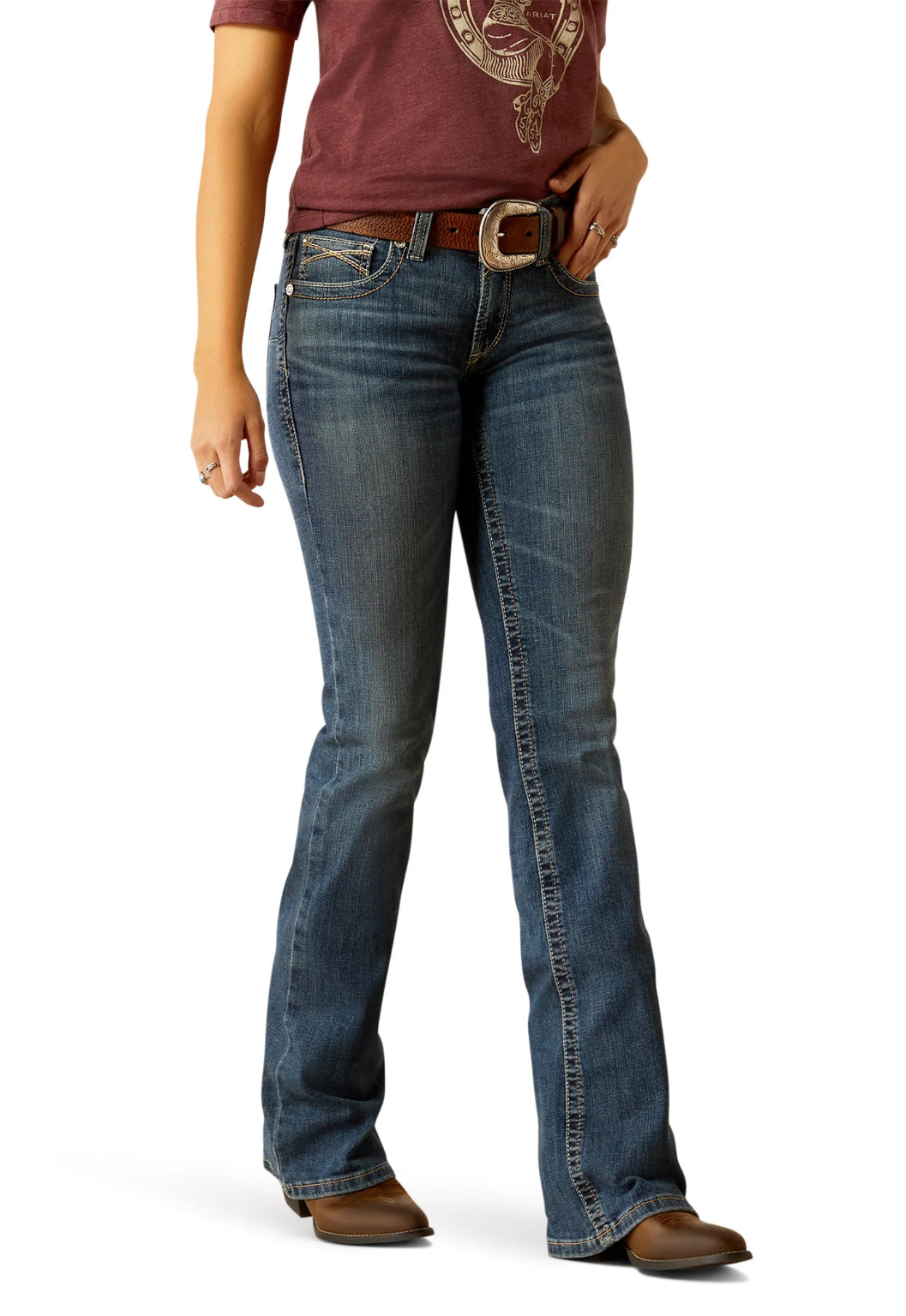Ariat Ladies Mid Rise Boot Cut Amora Jeans - Toronto - 10053527