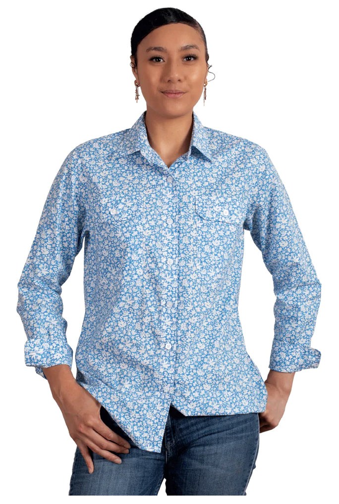 JC Women’s Abbey Full Button Print Work Shirt