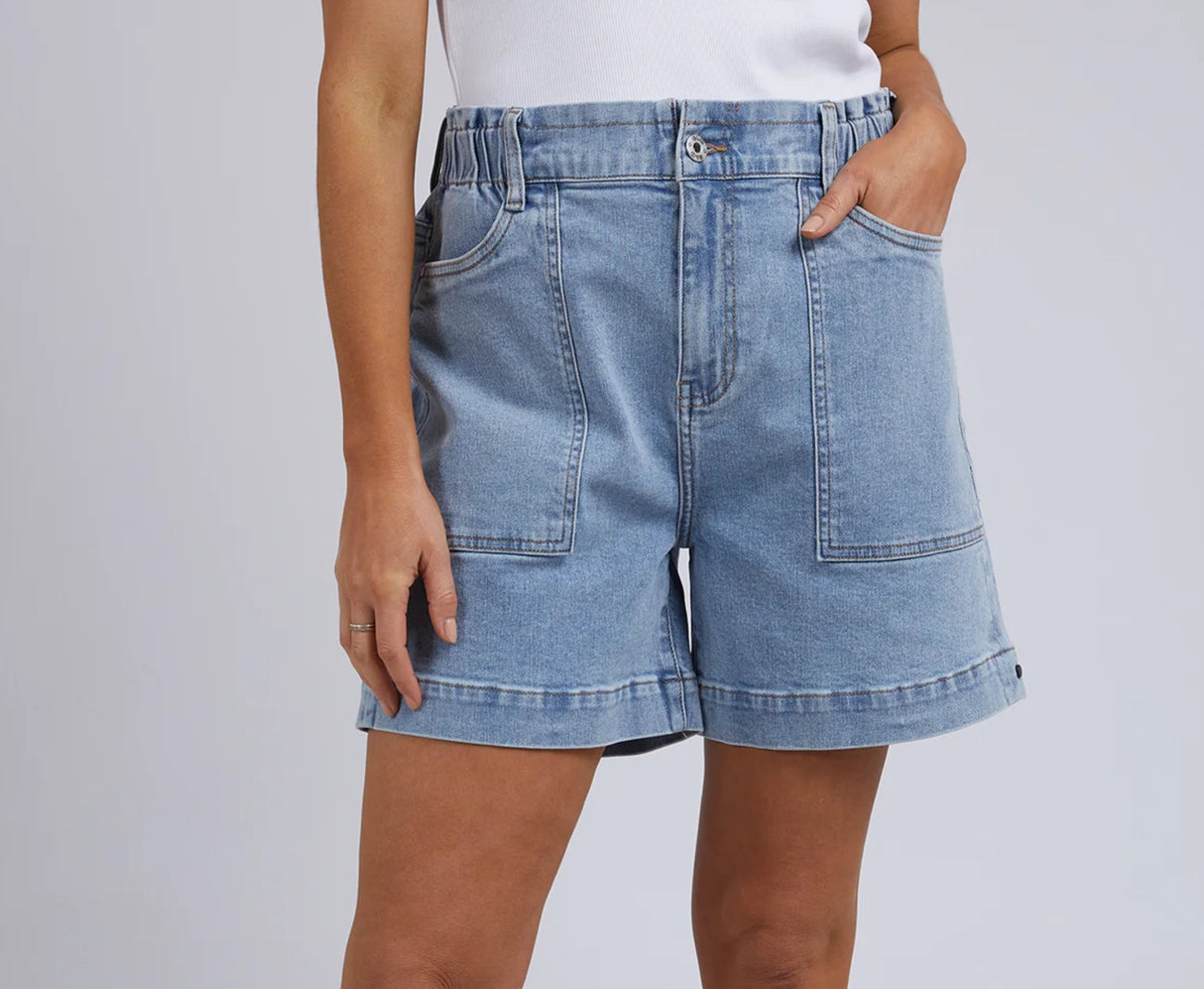 Atlas denim shorts Blue Wash