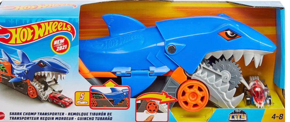 Hot Wheels Shark Chomp Transporter