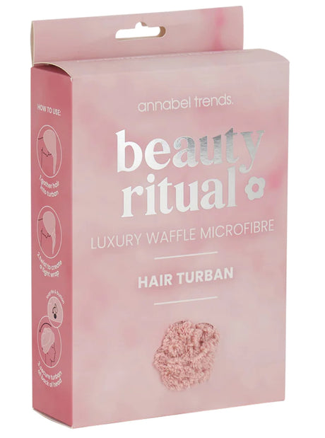 Beauty Ritual Luxury Waffle Microfibre Hair Turban