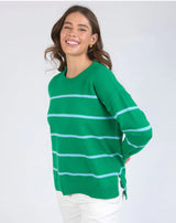 Elm Ladies Charli Stripe Knit Top