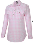 Pilbara Ladies Closed Front L/S Check Shirt RMPC155