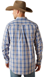 Ariat Mens Pro Series Sylvan Fitted Royal Blue Shirt 10062215