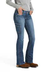 Ariat Ladies Rebar Mid Rise Boot Cut Durastretch Jeans - 10032461