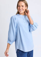 Elm Ladies Rowan Shirt in Blue