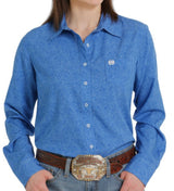 Cinch Ladies Arena Shirt - Blue