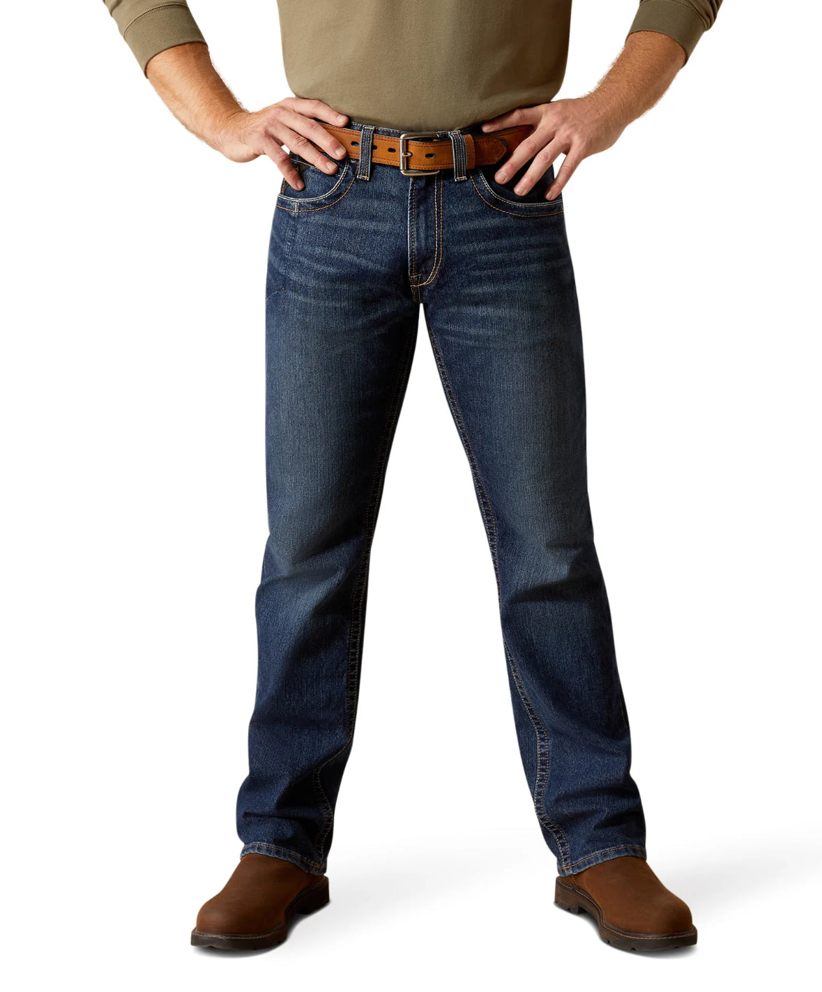Ariat Men’s Rebar M5 Straight Rail Jeans - 10051853