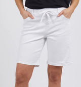 Foxwood Ladies Gabby Bermuda Shorts in White