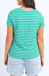 Elm Ladies Shinning Light Tee ( Dream Blue & Green )