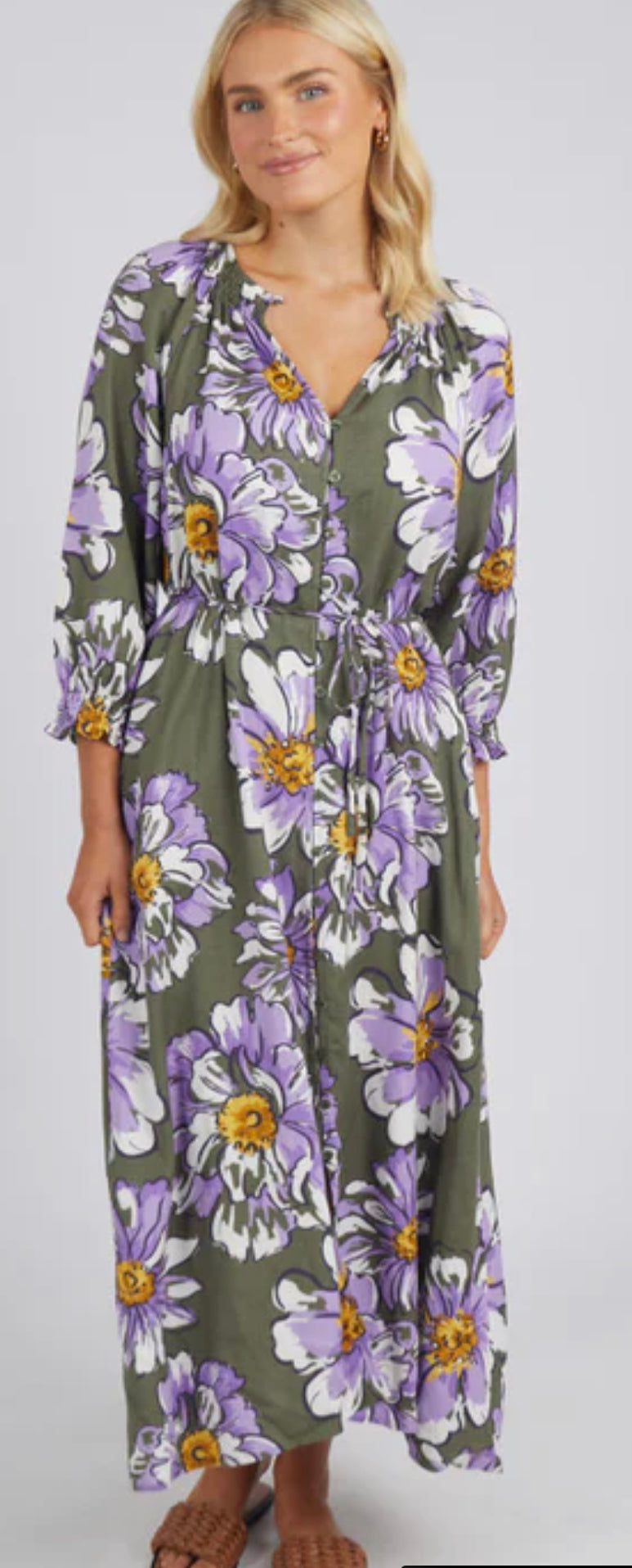 Elm Ladies Antheia Floral Gathered Dress