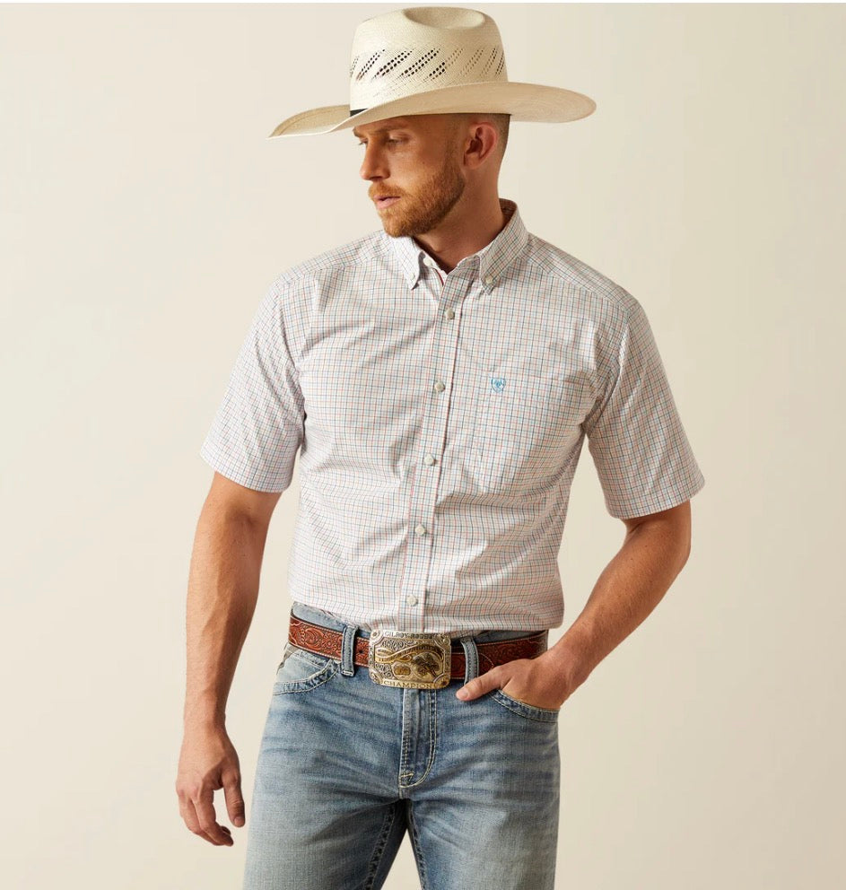 Ariat Mens Pro Series Simon Short Sleeved Shirt 1005944