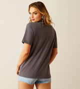 Ariat Woman’s Retro Rodeo Short Sleeved Thunderstorm Tee 10060387
