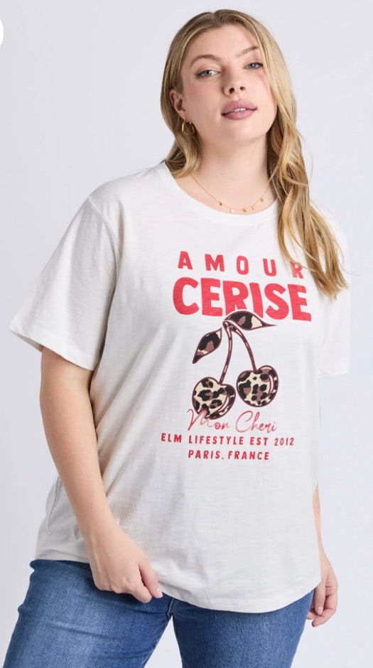 Elm Ladies Amore Cerise Tee