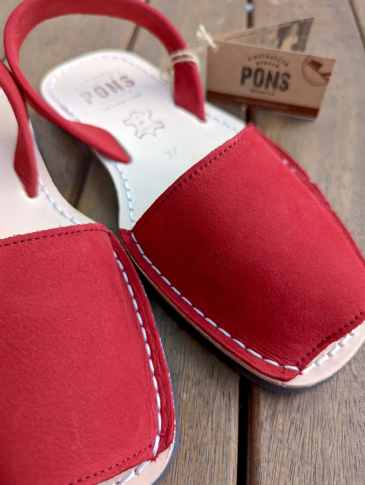 Pons Avarca Menorca Red Sandals (L.B Rosso )