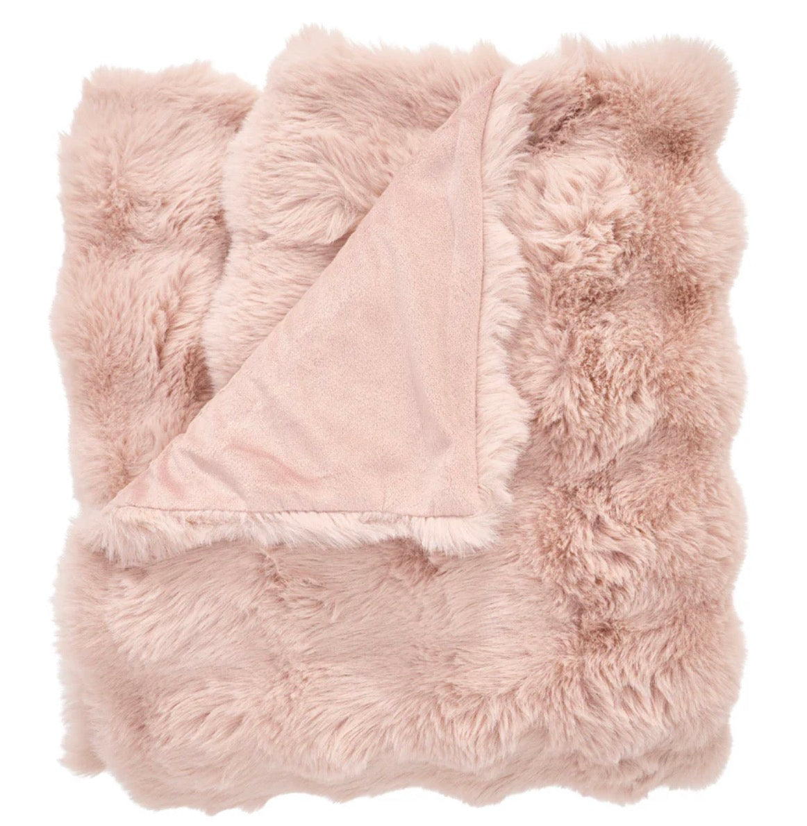 Bubble Faux Fur Throw