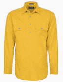 Pilbara Mens Closed Front Long Sleeved Shirt RM200CF