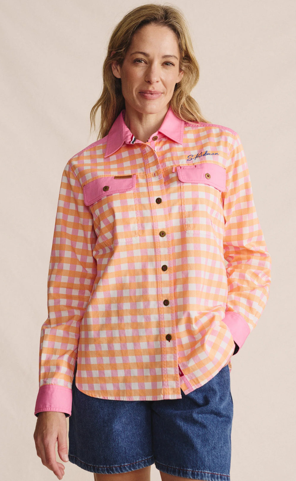 S Kidman Ladies Spencer Work Shirt SHW00125