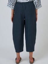 Naturals By O & J Linen Pants in Gunsmoke