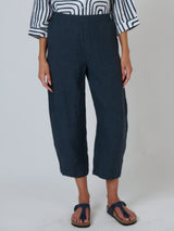 Naturals By O & J Linen Pants in Gunsmoke