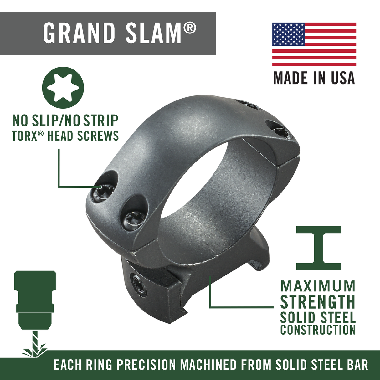 Weaver Grand Slam Steel Scope Rings