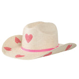 Sunbody Kids Cattleman Hat with Hearts