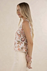 Humidity Ladies Bohemian Rose Top